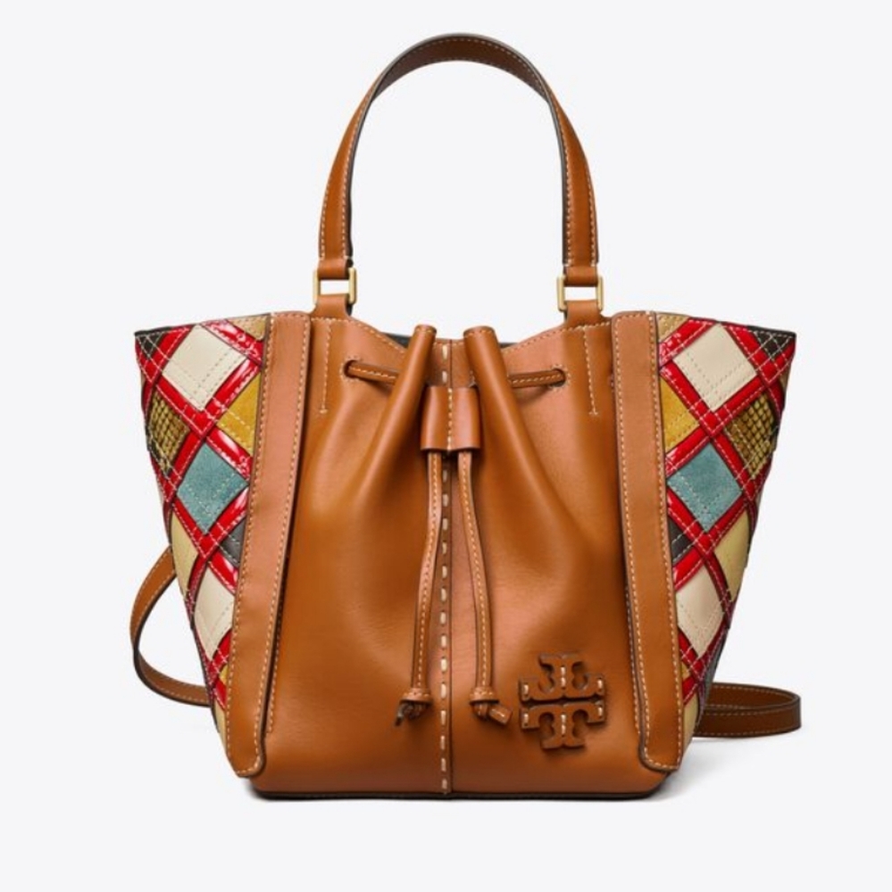 Tory Burch Multicolor Patchwork Shoulder Bag